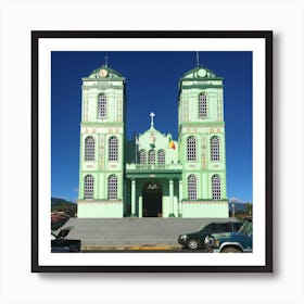 Church in Sarchi, Costa Rica Art Print