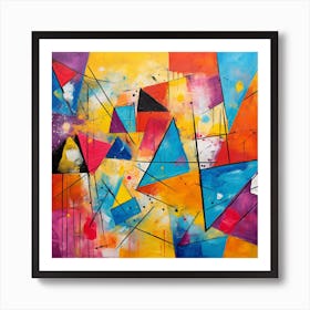 Juangisme Mindless Journey Abstract Art #2 Art Print