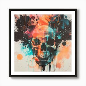 Skull Painting 24 Art Print