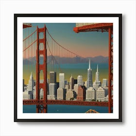 Golden Gate Bridge 1 Art Print