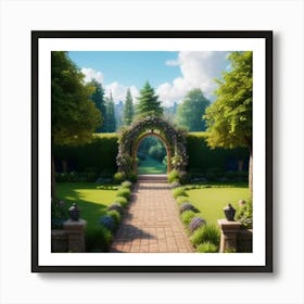 Garden Path  Art Print