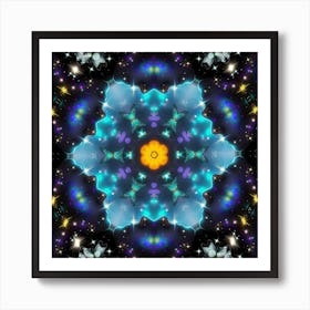 Psychedelic Mandala 65 Art Print