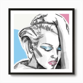 Linda, Drawing Art Print