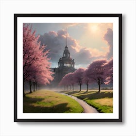 Cherry Blossoms Art Print