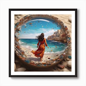 Sand And Sea Art Print