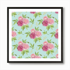 Roses Garden Art Print