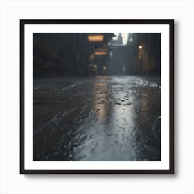 Rainy Day In The City 1 Art Print