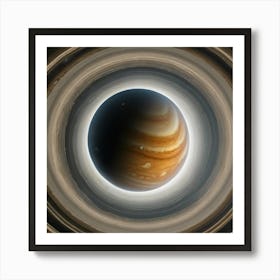 Saturn'S Rings Art Print