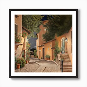 Night Walk Art Print