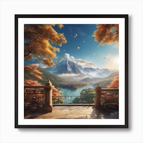 Mountain Lookout Art Print