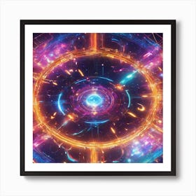 Abstract Interpretation of Quantum Physics Art Print