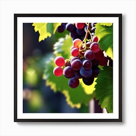 Grapes On The Vine 8 Art Print