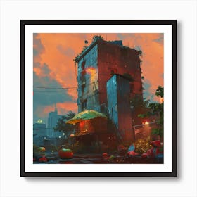 Cityscape 1 Art Print