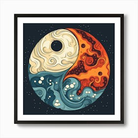 Yin Yang 2 Art Print