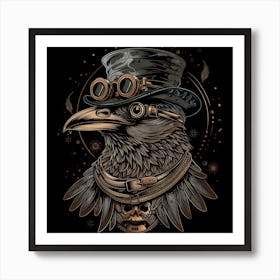 Steampunk Raven 4 Affiche