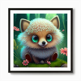 Fox In The Forest Art Print