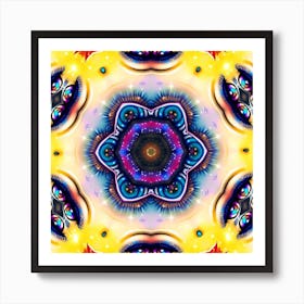 Psychedelic Mandala 47 Art Print