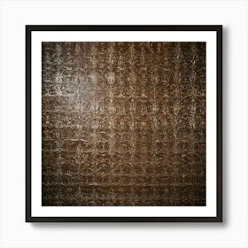 Photography Backdrop PVC brown painted pattern 8 Art Print