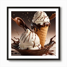 Vanilla’s Chocolate Dream Art Print