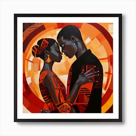 African Love Art Print