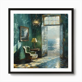 Room By The Sea Art Print