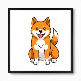 Shiba Inu 74 Art Print