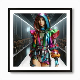 Female Futuristic Art Print