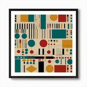 Abstract Geometric Pattern 13 Art Print