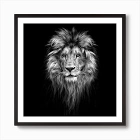 Lion Portrait Art Print