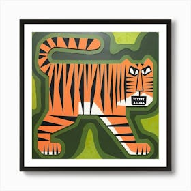 A Unique Wall Art Piece With A Large Stylized Oran Cyrrzzoptpyyzwnipn3flq S9bwqm9fqlujttp1ssguww Art Print