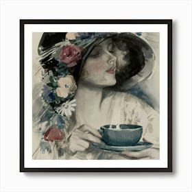 Tea Time 3 Art Print