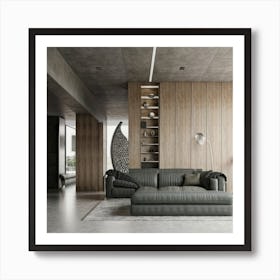 Modern Living Room 4 Art Print