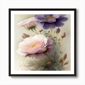 Three Roses 1 Art Print