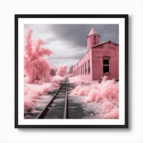 Pink Dust Art Print