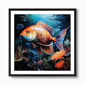 Fish In The Sea Art Print