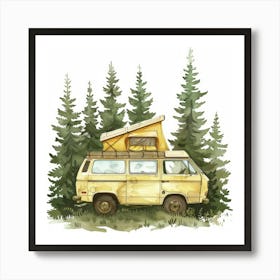 Camper Van 1 Art Print