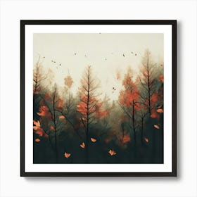 Autumn Forest 4 Art Print