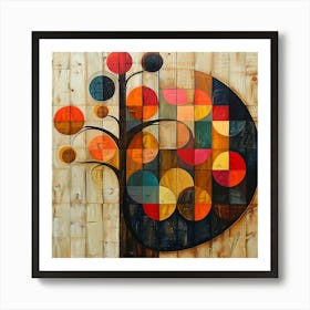 Cubism Tree Of Life - colorful cubism, cubism, cubist art,    abstract art, abstract painting  city wall art, colorful wall art, home decor, minimal art, modern wall art, wall art, wall decoration, wall print colourful wall art, decor wall art, digital art, digital art download, interior wall art, downloadable art, eclectic wall, fantasy wall art, home decoration, home decor wall, printable art, printable wall art, wall art prints, artistic expression, contemporary, modern art print, Art Print