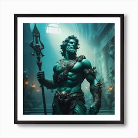 God Of The Sea Art Print