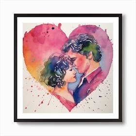 Heart Of Love 1 Art Print
