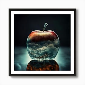 Apple In The Sky Art Print