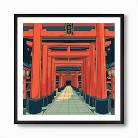 Fushigi Gate 6 Art Print