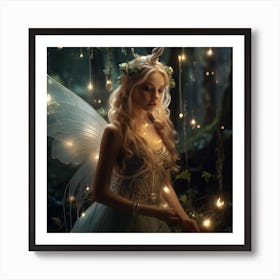 Fairy In The Forest 3 Art Print