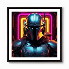 Star Wars The Mandalorian Art Print