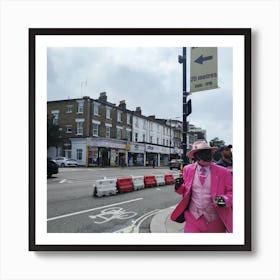 London Street Scene 1 Art Print