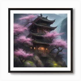 Chinese Pagoda Art Print