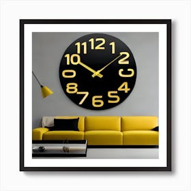 Wall Clock Art Print