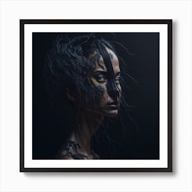 Dark Fantasy Portrait Of A Woman Art Print