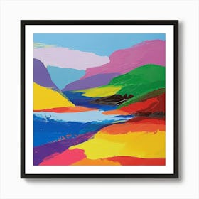 Abstract Travel Collection Grenada 2 Art Print