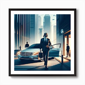 Mercedes Benz Art Print